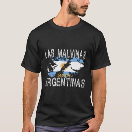 ラスマルビナスソンアルジェンティナス – Islas Malvinas Argen Tシャツ (正面)
