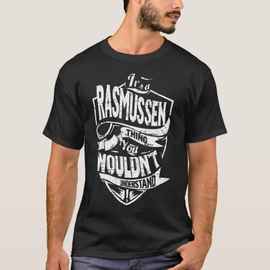ラスムッセンだ Tシャツ (正面)