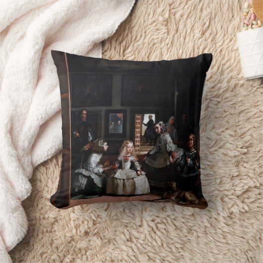 ラスメニナスザメイド・オブ・オーナー(花嫁付き添い人)ズディエゴベラスケス クッション (ブランケット)