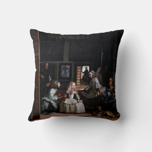 ラスメニナスザメイド・オブ・オーナー(花嫁付き添い人)ズディエゴベラスケス クッション (裏面)