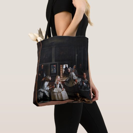ラスメニナスザメイド・オブ・オーナー(花嫁付き添い人)ズディエゴベラスケス トートバッグ (クローズアップ)