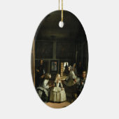 ラスメニナスディエゴベラスケスファインアート セラミックオーナメント (右)