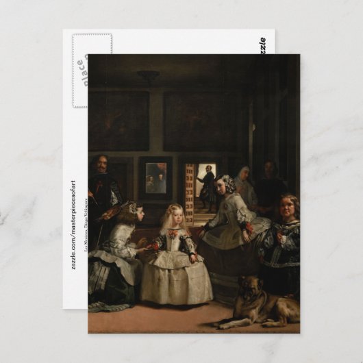 ラスメニナスディエゴベラスケスファインアート ポストカード (正面/裏面)