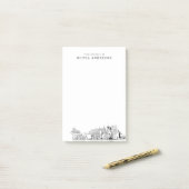 ラスモダンベガスプロフェッショナルギフトパーソナライズされた ポストイット (デスク上)