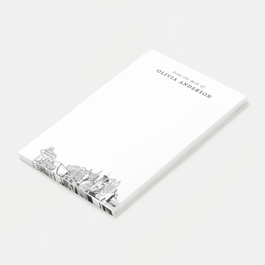 ラスモダンベガスプロフェッショナルギフトパーソナライズされた ポストイット (アングル)