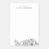 ラスモダンベガスプロフェッショナルギフトパーソナライズされた ポストイット (正面)