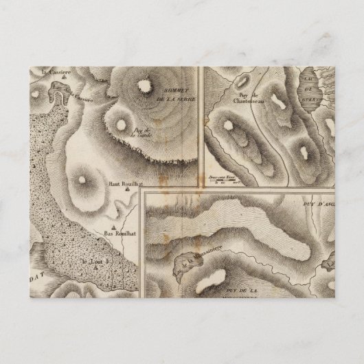 ラス火山 ポストカード (正面)