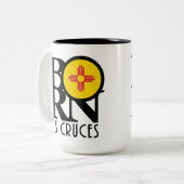 ラス生まれクルーセスニューメキシコ15oz ツートーンマグカップ (正面左)