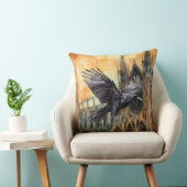 ラス飛んでいるンと中世ゴシック様式の大聖堂 クッション (椅子)