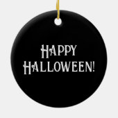 ラス飛んでいるンと中世ゴシック様式の大聖堂 セラミックオーナメント (裏面)