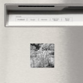 ラス2の木々の赤の建物とトレイル マグネット (インサイチュ (食洗機))