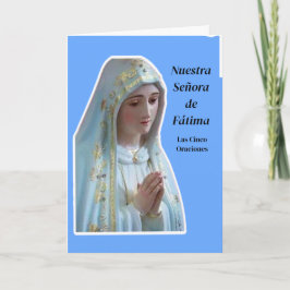 ラス5 oraciones reveladas por la Virgen de Fatima カード