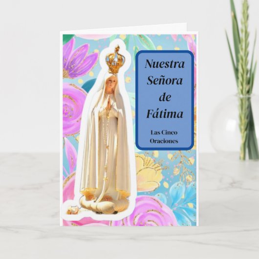 ラス5 oraciones reveladas por la Virgen de Fatima カード (正面)