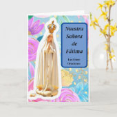 ラス5 oraciones reveladas por la Virgen de Fatima カード (黄色い花)