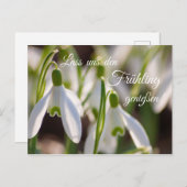 ラス・ウンズ・デン・フリューリング・ジェンシーセン! ポストカード (正面/裏面)