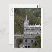 ラス・ラハス聖地大聖堂教会 コロンビア ポストカード (正面/裏面)