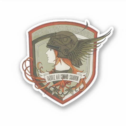 ラズグリズ戦隊 シール (正面)