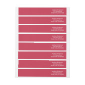 ラズベフランスのリー単カッコいい色 ラップアラウンドラベル (シート)