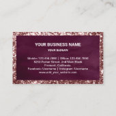 ラズベリカスタムーお誕生日ケーキパティシシェフベーカリー 名刺 (裏面)