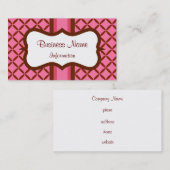 ラズベリカスタムーチョコレート名刺 名刺 (正面/裏面)