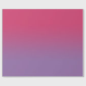 ラズベリミニマルピンクから紫のグラデーション ラッピングペーパー (フラット)