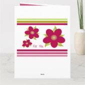 ラズベリモダンーフローラ カード (裏面)