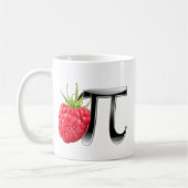 ラズベリーおよびPiの記号 コーヒーマグカップ (左)