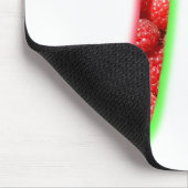 ラズベリーおよびPiの記号 マウスパッド (コーナー)