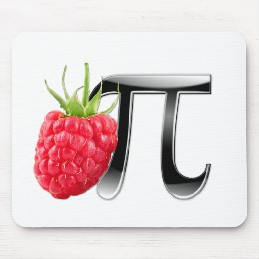 ラズベリーおよびPiの記号 マウスパッド (正面)