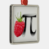 ラズベリーおよびPiの記号 メタルオーナメント (右)