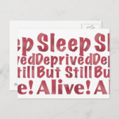 ラズベリーで眠気覚醒 ポストカード (正面/裏面)