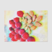 ラズベリーとアーモンド水色 薄葉紙 (正面)