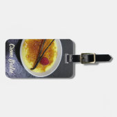 ラズベリーとバニラとの石板でクレメブルーリー ラゲッジタグ (正面横)