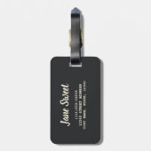 ラズベリーとバニラとの石板でクレメブルーリー ラゲッジタグ (裏面縦)