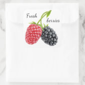 ラズベリーとブラックベリー スクエアシール (バッグ)