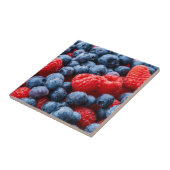 ラズベリーとブルーベリー タイル (側面)