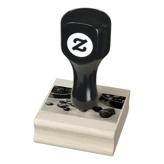 ラズベリーとブルーベリー ラバースタンプ (スタンプ)