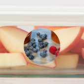 ラズベリーとブルーベリー ラベル (貼付)