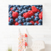 ラズベリーとブルーベリー 横断幕 (インサイチュ)