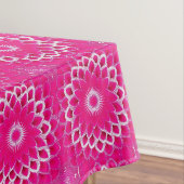 ラズベリーとホワイトフローラ テーブルクロス (インサイチュ)