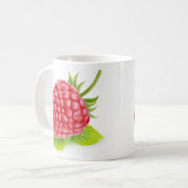 ラズベリーとミント コーヒーマグカップ (正面左)