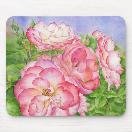 ラズベリーのひだ マウスパッド (正面)