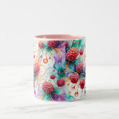 ラズベリーのエッセンス ツートーンマグカップ (中央)