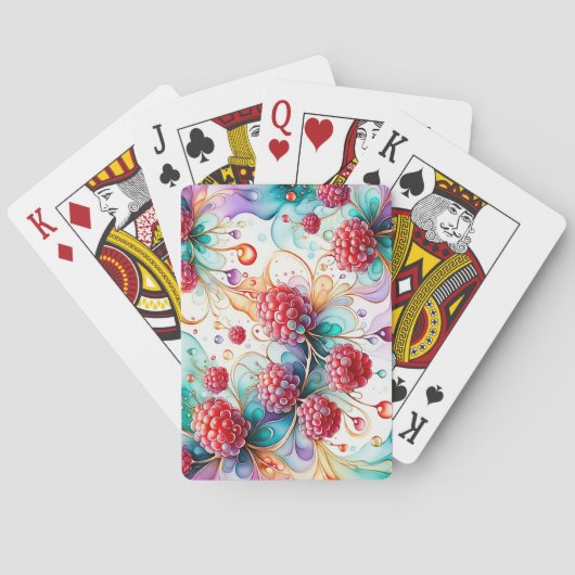 ラズベリーのエッセンス トランプ (裏面)