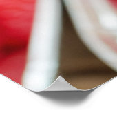 ラズベリーのクローズアップ ポスター (角)