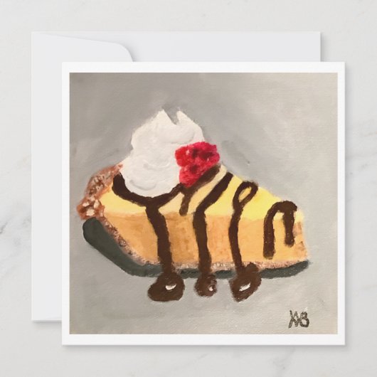 ラズベリーのチーズケーキ カード (正面)