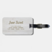 ラズベリーのデザートを添えた甘歯ライスプリン ラゲッジタグ (裏面横)