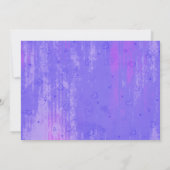 ラズベリーの乗った甘いカップケーキ 招待状 (裏面)