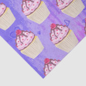 ラズベリーの入った甘いカップケーキ 薄葉紙 (詳細)