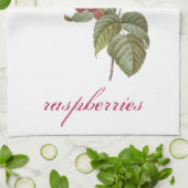 ラズベリーの台所タオル キッチンタオル (折り畳み)